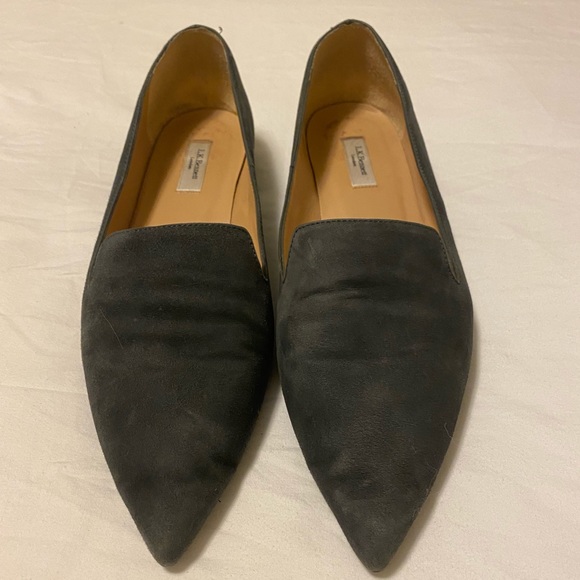 LK Bennett Arie Grey Suede Loafer - Size 41/US 10 - Excellent Condition! - Picture 2 of 5